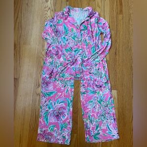 Lilly Pulitzer Floral Pajama Set